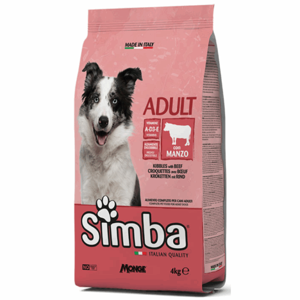 (09867) SIMBA DOG CROUQETTES BEEF 20KG -MONGE