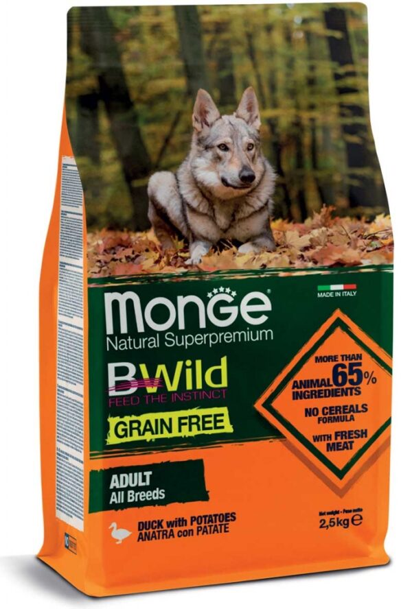 BWild Grain Free – Duck with Potatoes by Monge