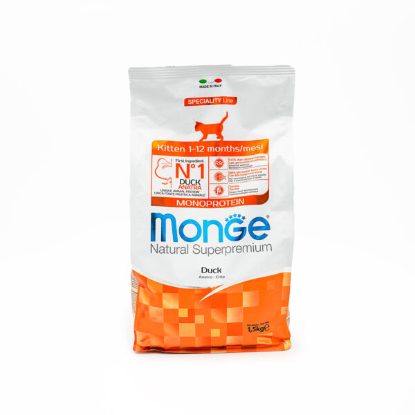 Monge Natural Superpremium Kitten Monoprotein Duck