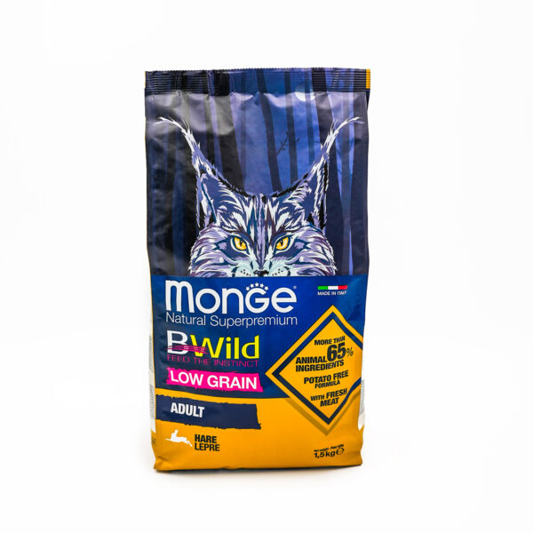 CAT BWILD ADULT HARE 1.5kg