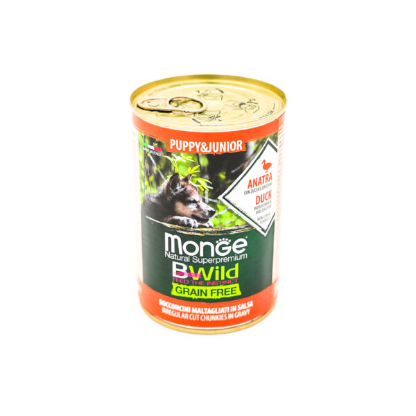 MONGE BWILD GRAIN FREE PUPPY DUCK