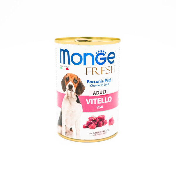 MONGE FRESH ADULT WITH VEAL 400g