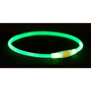 FLASH LIGHT RING USB GREEN - TRIXIE