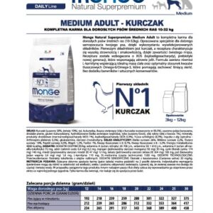 Medium Adult Rich in Chicken by Monge